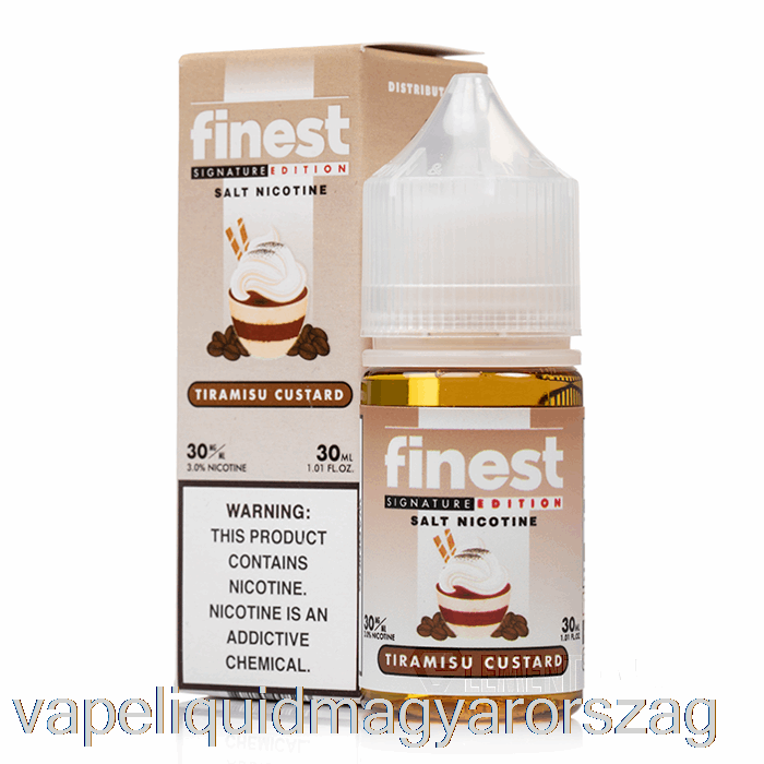 Tiramisu Puding - A Legfinomabb Kiadású Sós Nic - 30 Ml 30 Mg Vape Toll